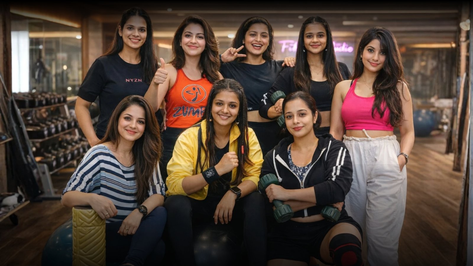 Zyrax Fitness certified Zumba and Yoga instructors