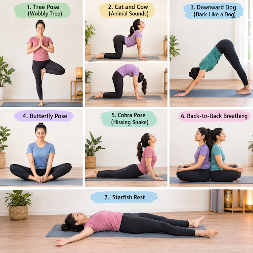 Yoga at Home With Kids: Fun Poses the Whole Family Can Try