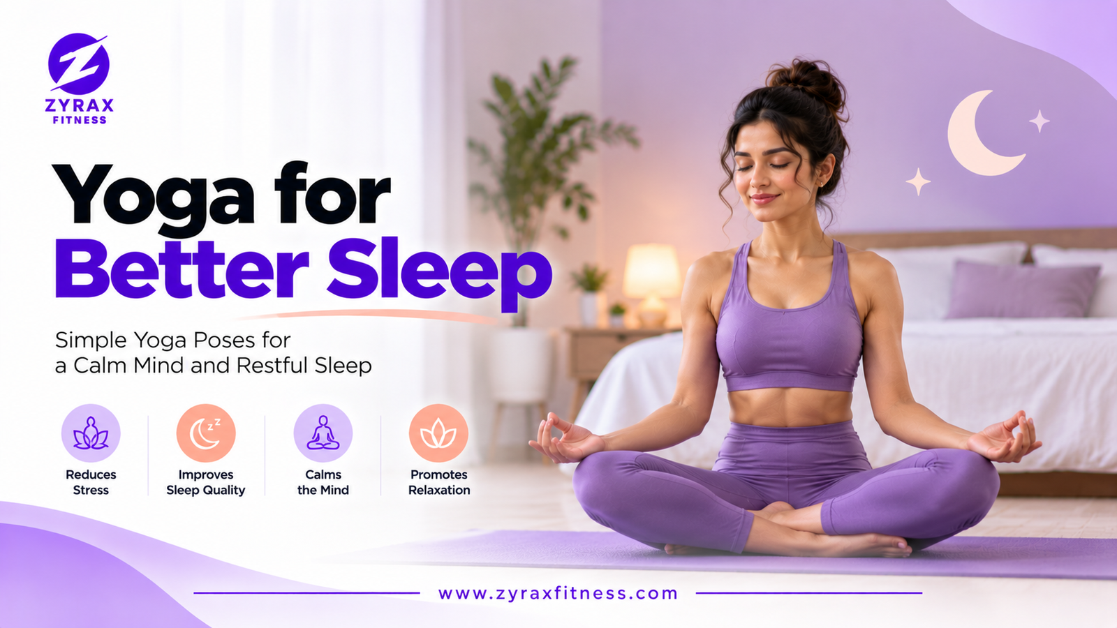 Yoga for Better Sleep: A 10-Minute Bedtime Routine for Women