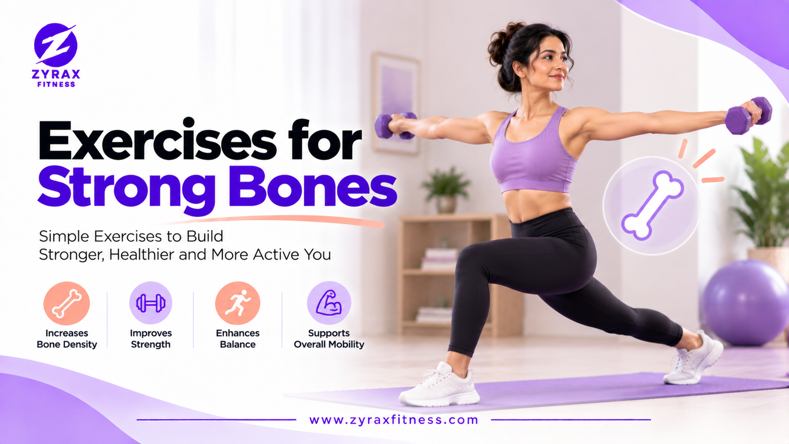 Exercises for Strong Bones: A Simple Home Plan for Women