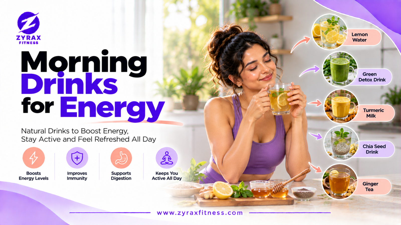 Morning Drinks for Energy: 7 Healthy Options and the Ones to Skip