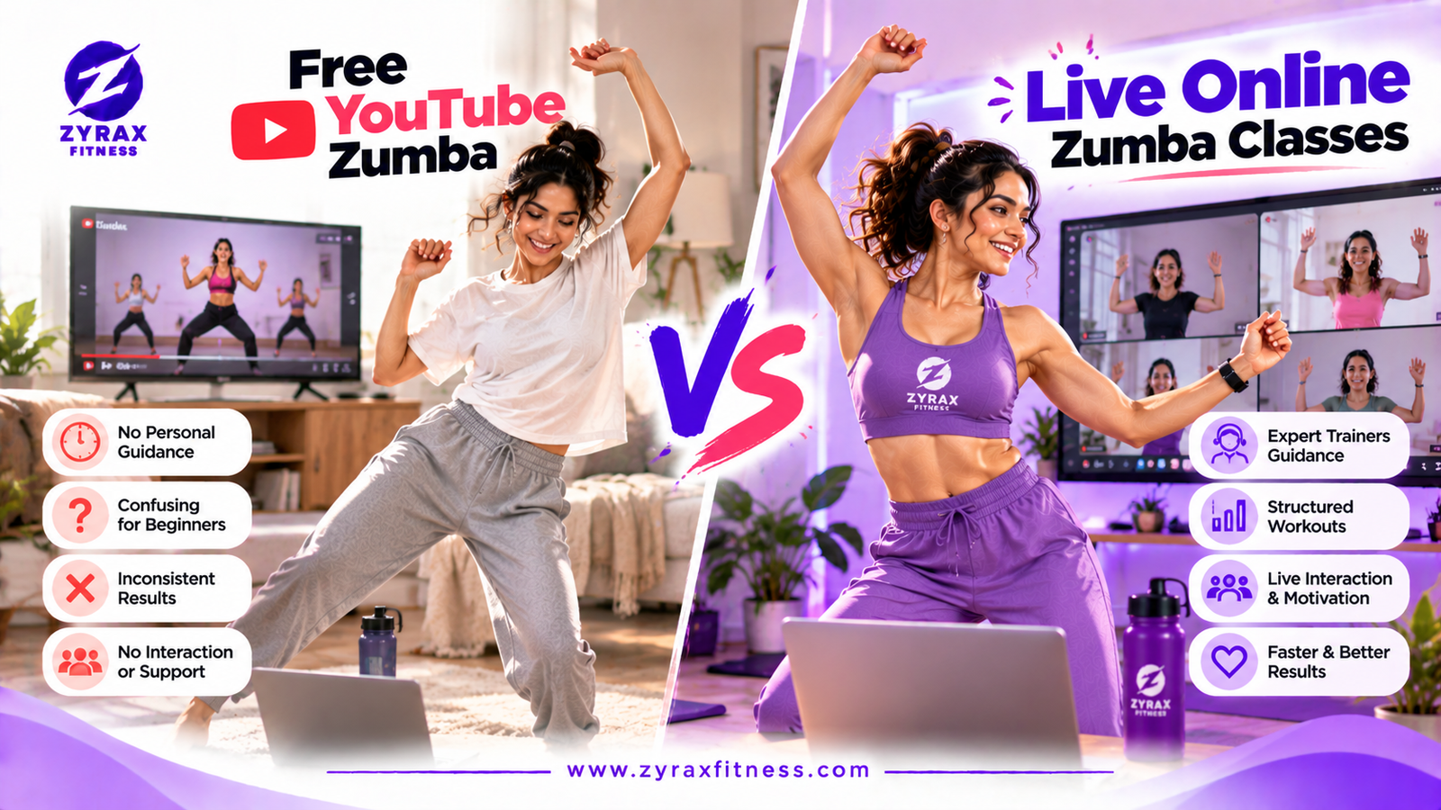 Free YouTube Zumba vs Live Online Zumba Classes: Which Works Better for You?