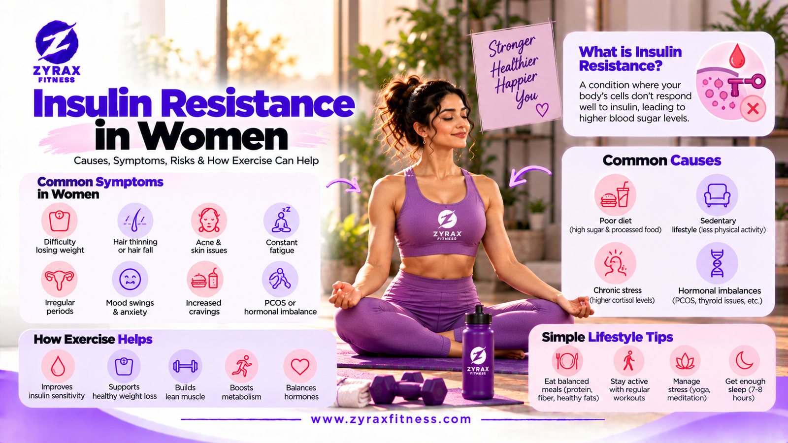 Insulin Resistance in Women: Signs, Causes and How Exercise Can Help
