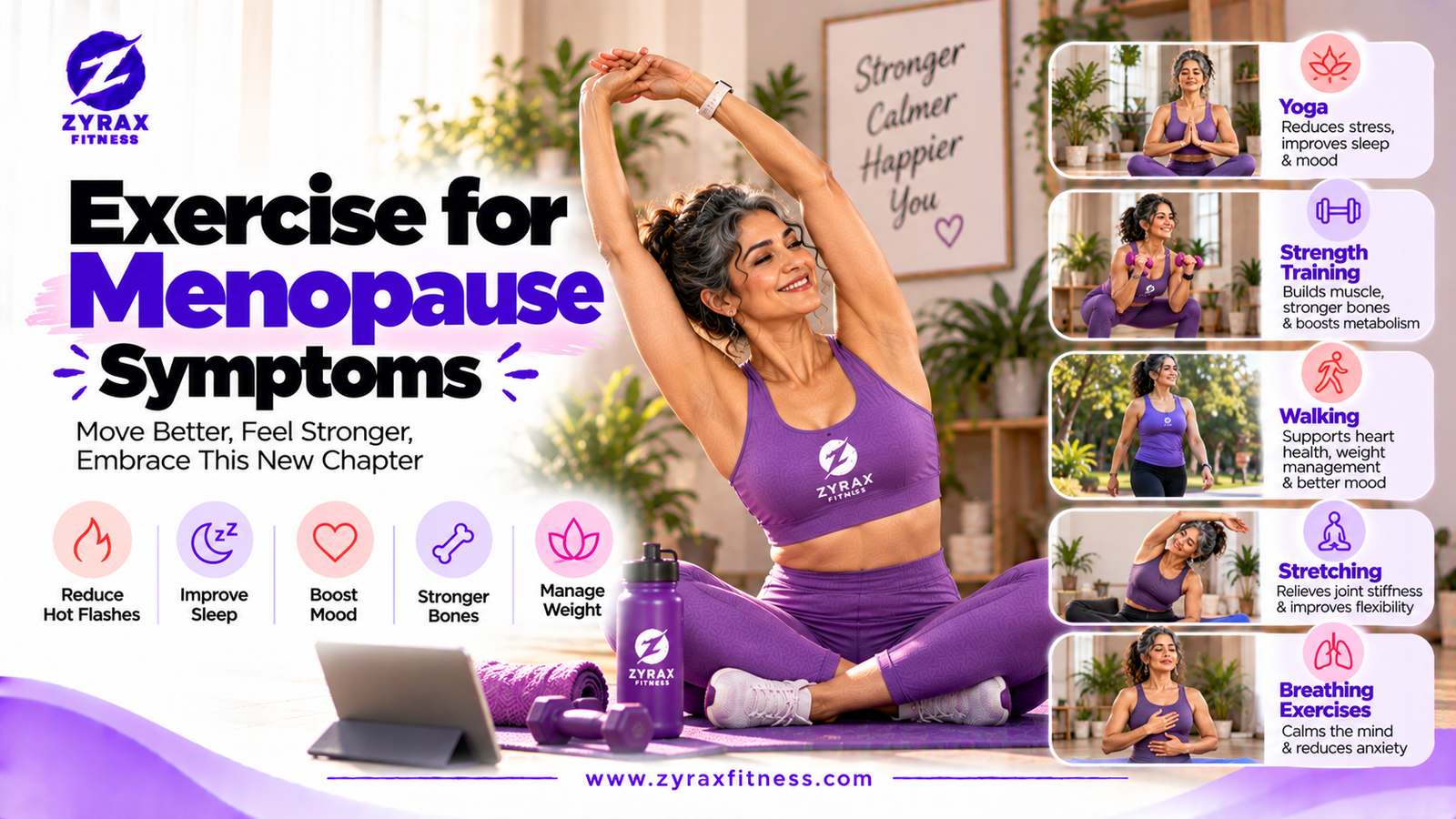 Menopause Symptoms and Exercise: What Actually Helps, and What the Research Says